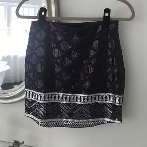 Sequin skirt
